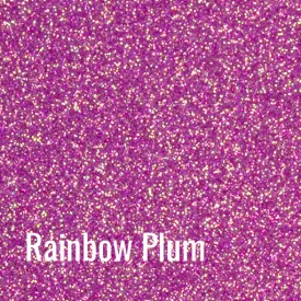 12" Rainbow Plum Siser Glitter Heat Transfer Vinyl (HTV)