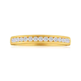 18ct Yellow Gold Ring With 0.25 Carats Of Brilliant Cut Diamonds