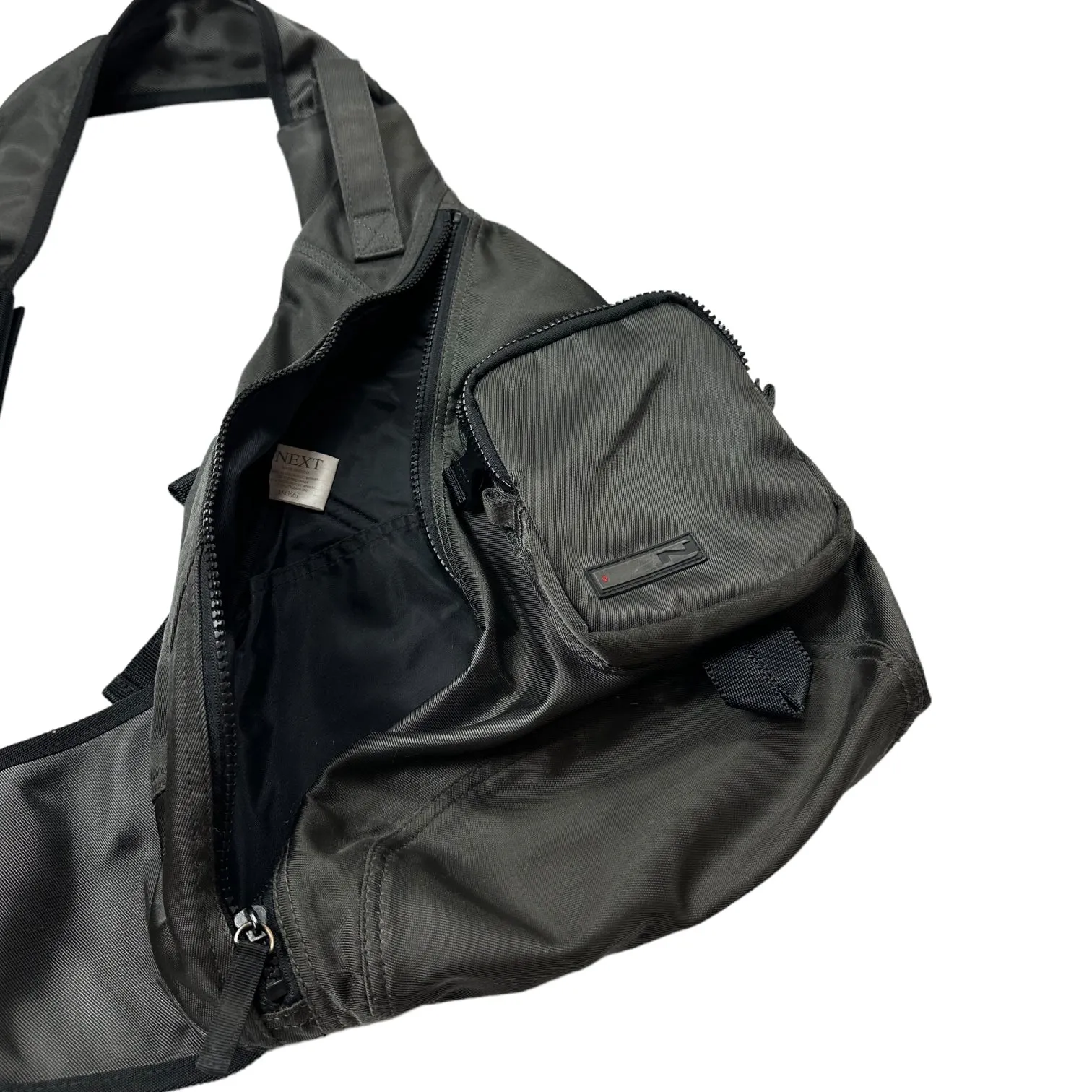 2001 Next Grey Nylon Sling Bag