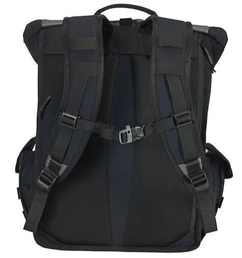 40L Nylon Roll Top Backpack