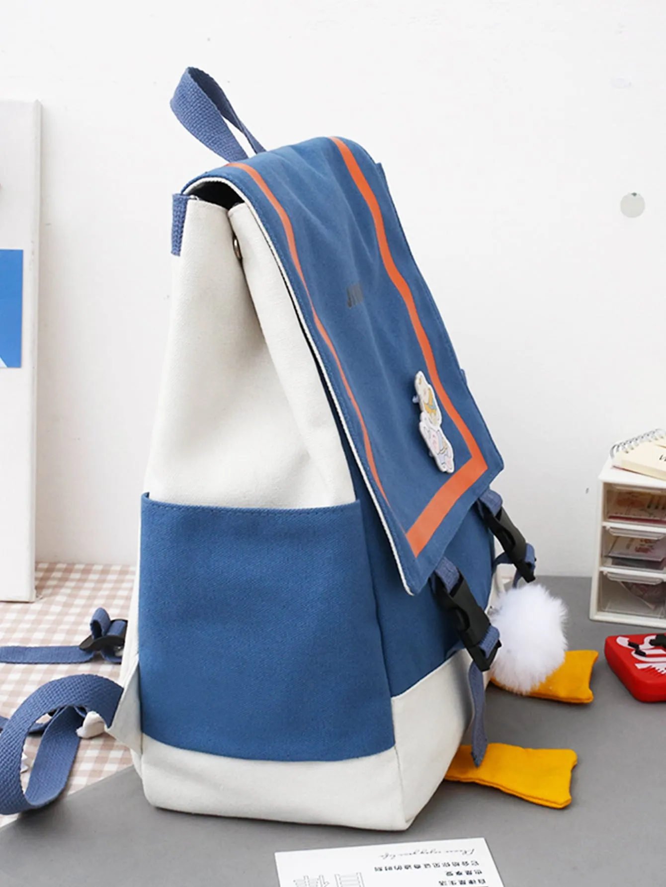 4pcs Cartoon Design Backpack Set