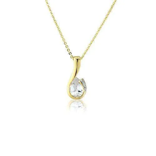 9ct Gold Diamond and White Topaz Necklet - MMCH038-6YDTZ