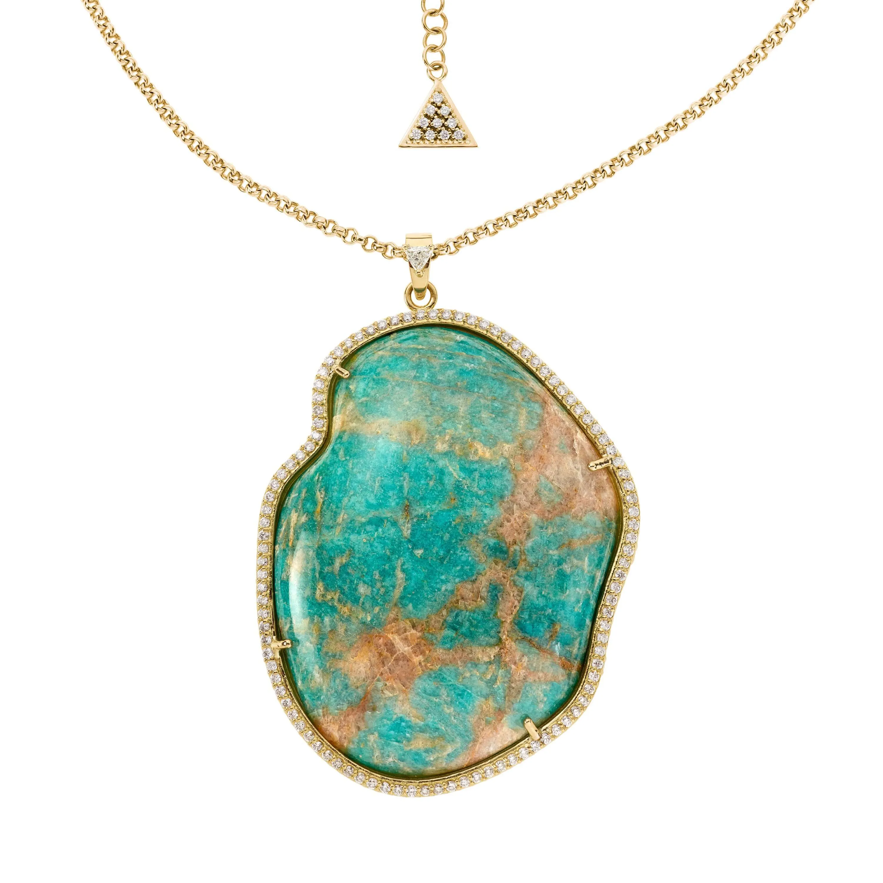 Adriana ~ Aventurine Necklace Gold