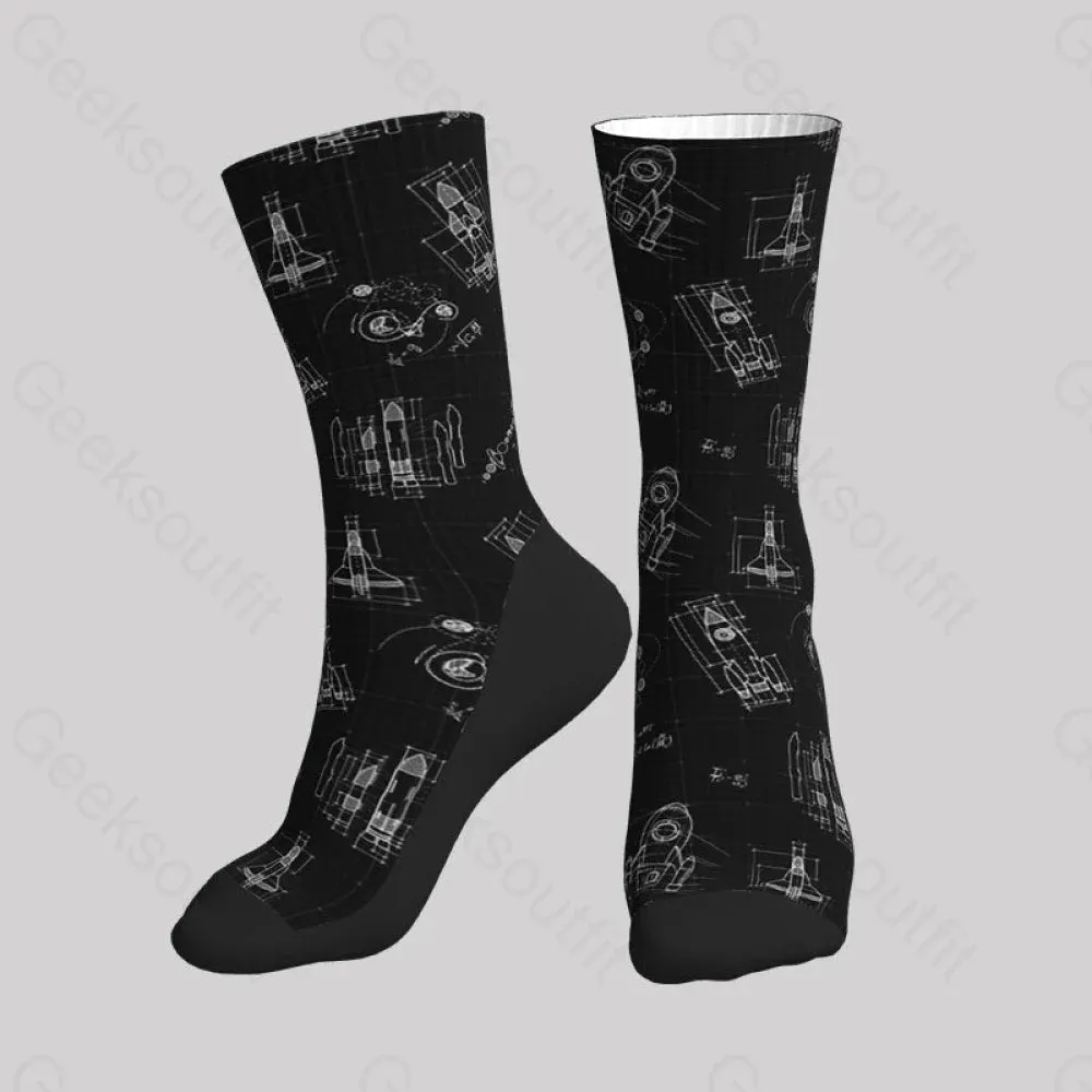 Aerospace Science Men's Socks