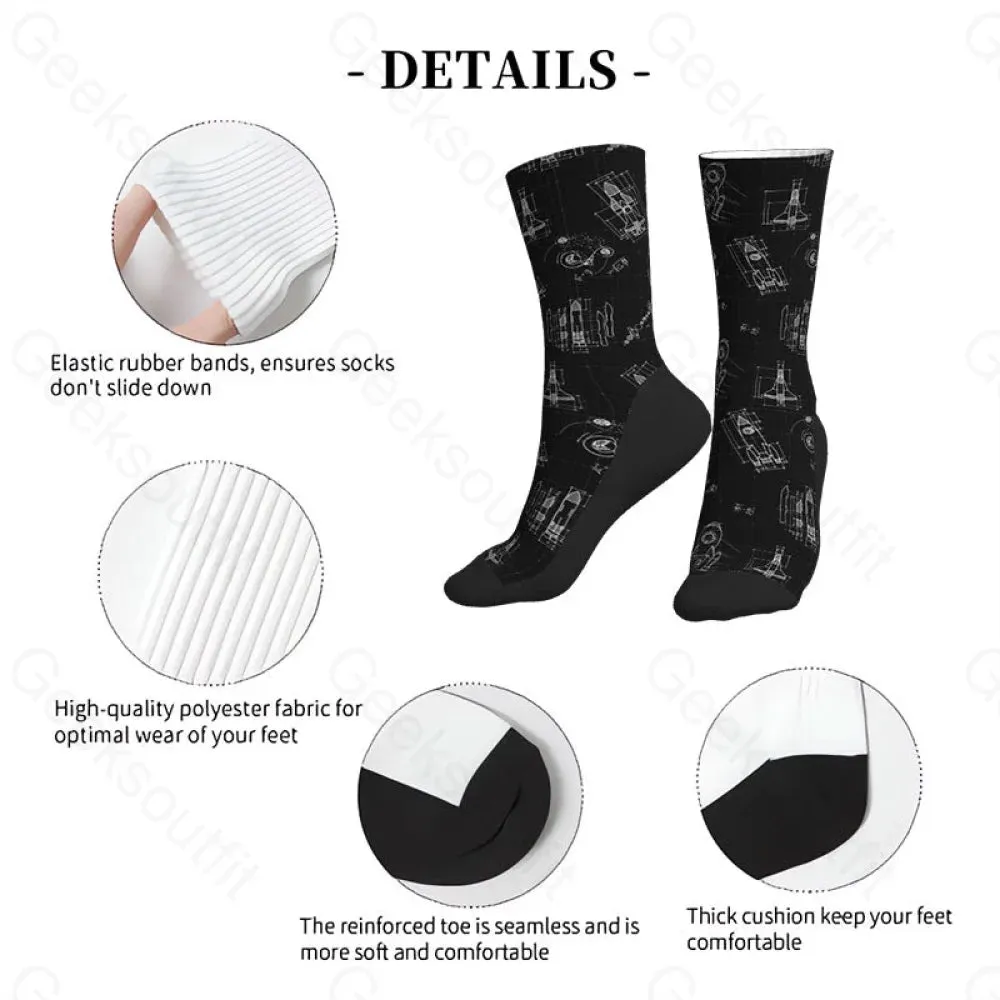 Aerospace Science Men's Socks