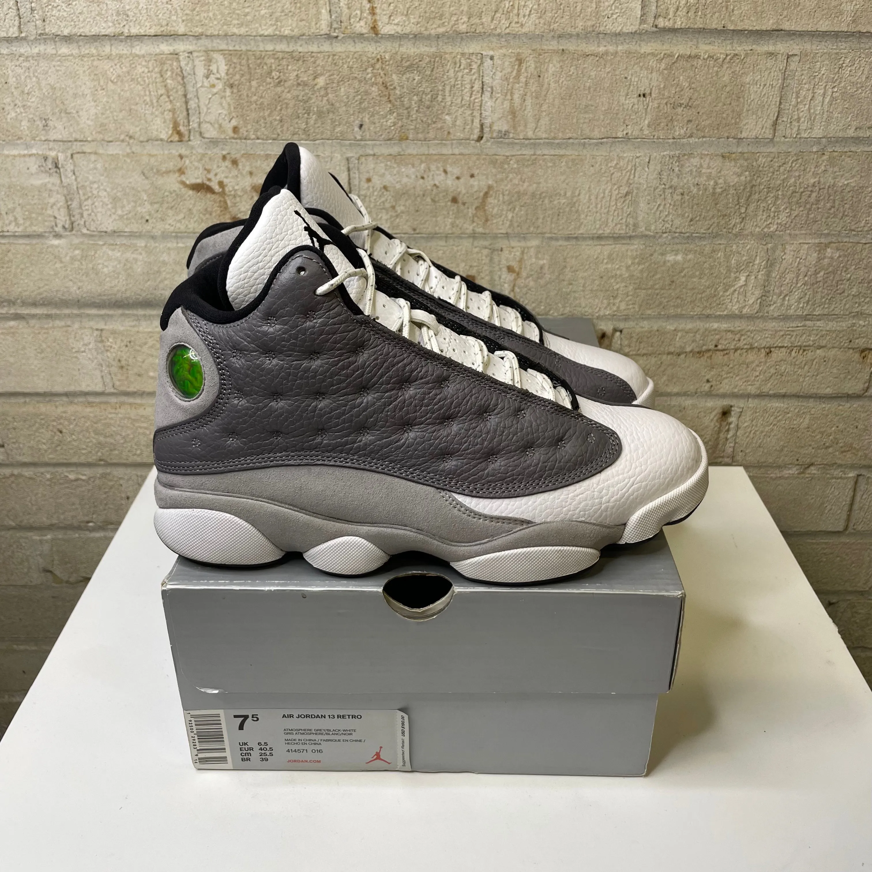 AIR JORDAN 13 ATMOSPHERE GREY SIZE 7.5 414571-016