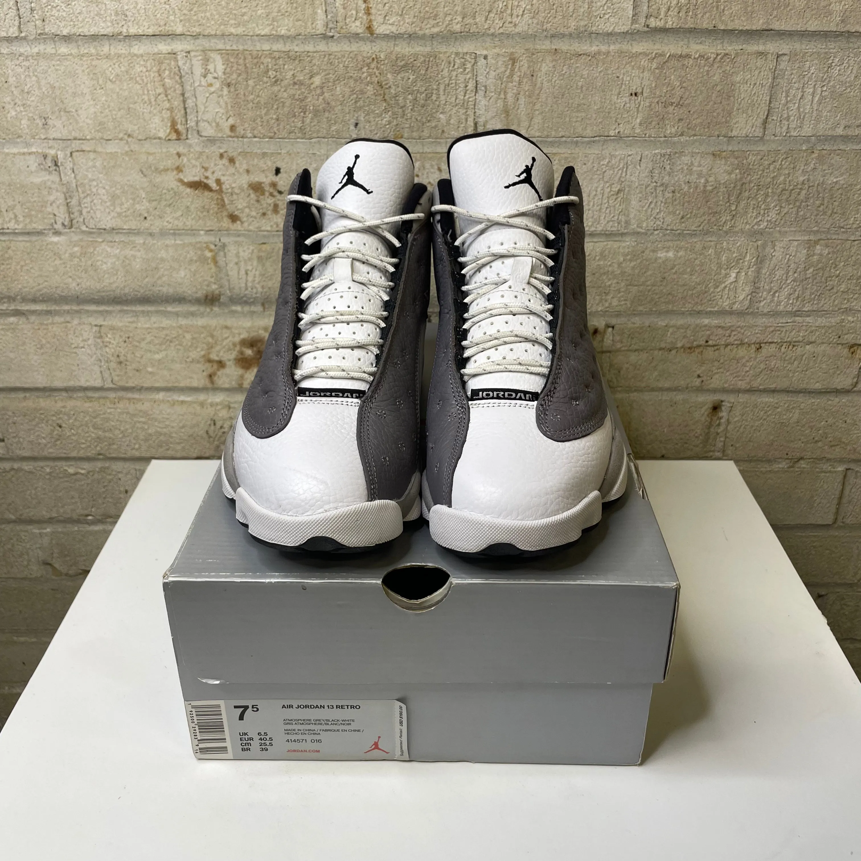 AIR JORDAN 13 ATMOSPHERE GREY SIZE 7.5 414571-016