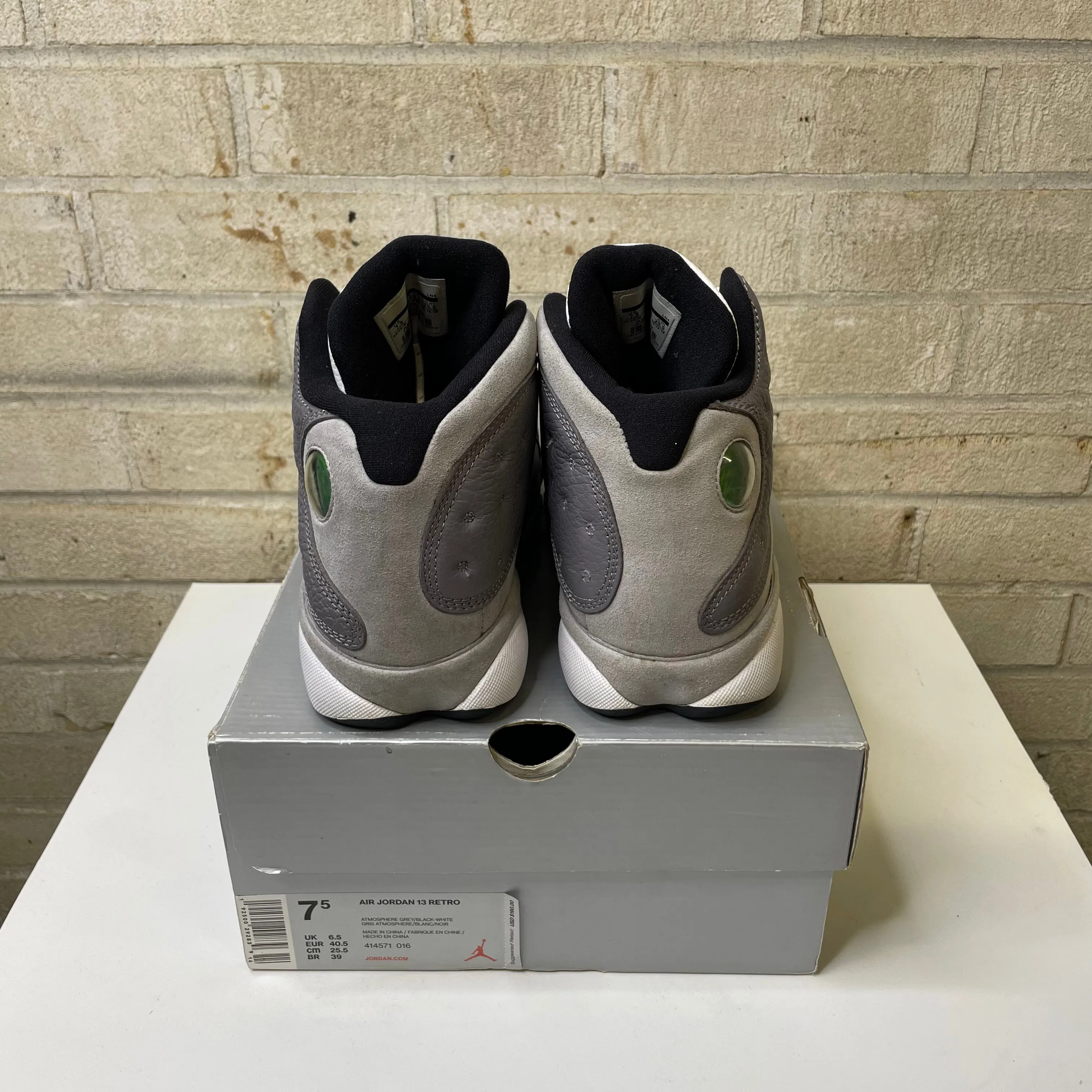 AIR JORDAN 13 ATMOSPHERE GREY SIZE 7.5 414571-016