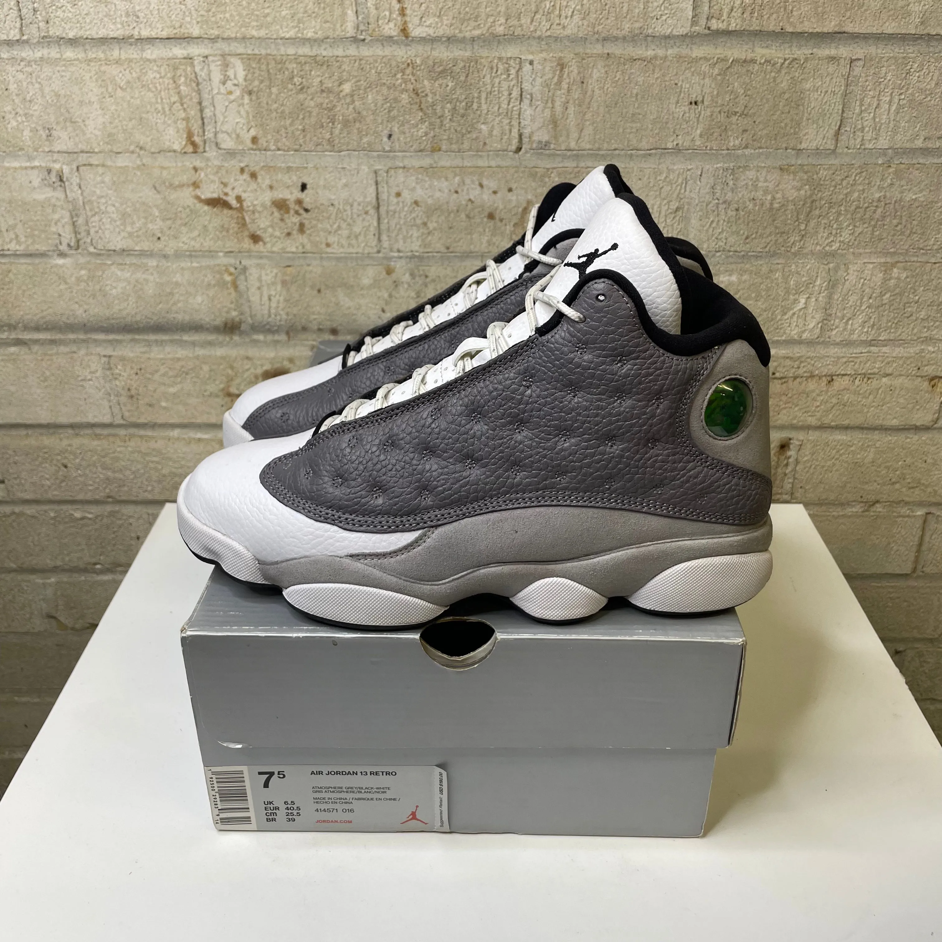 AIR JORDAN 13 ATMOSPHERE GREY SIZE 7.5 414571-016