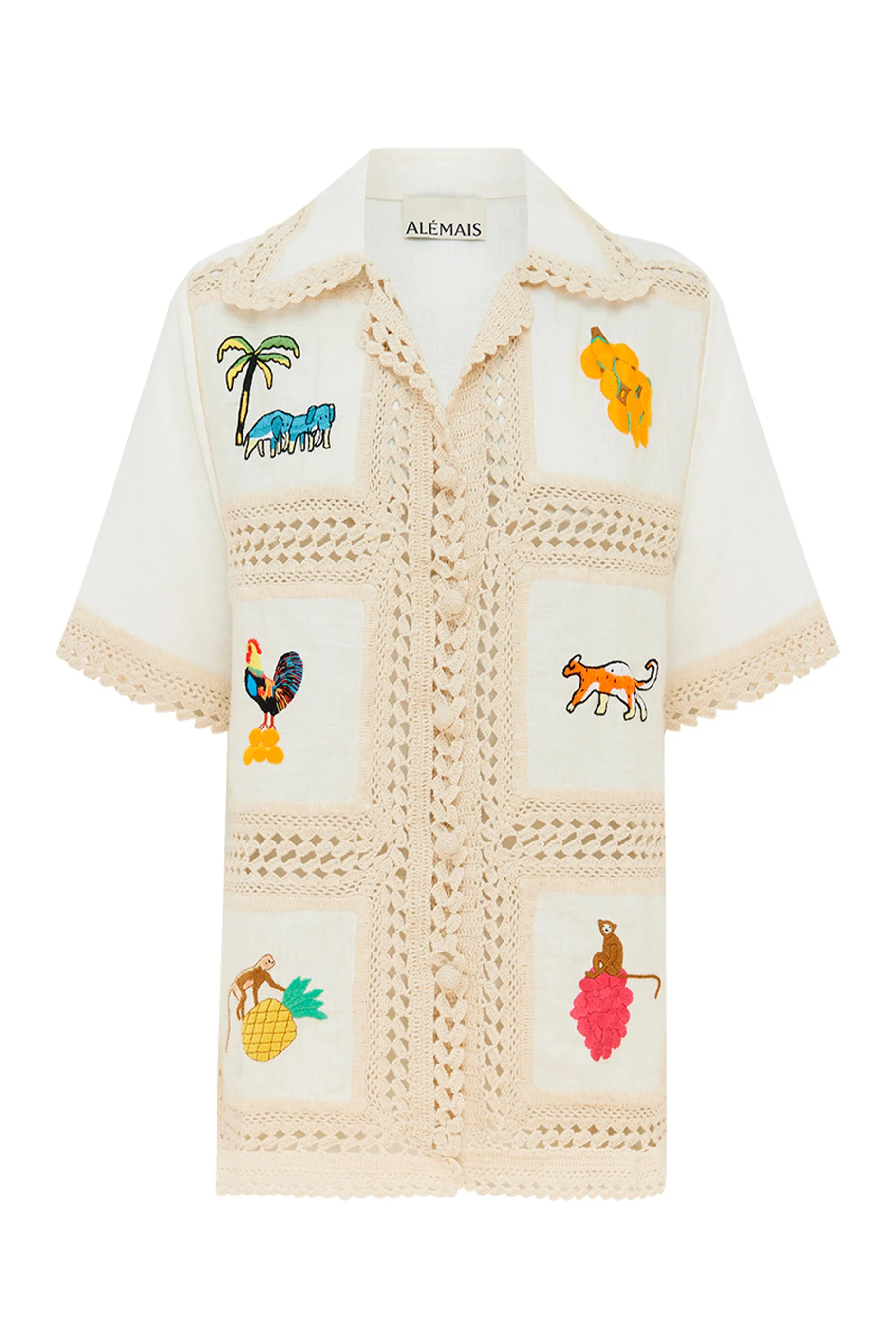 Alemais Teddy Shirt - Cream