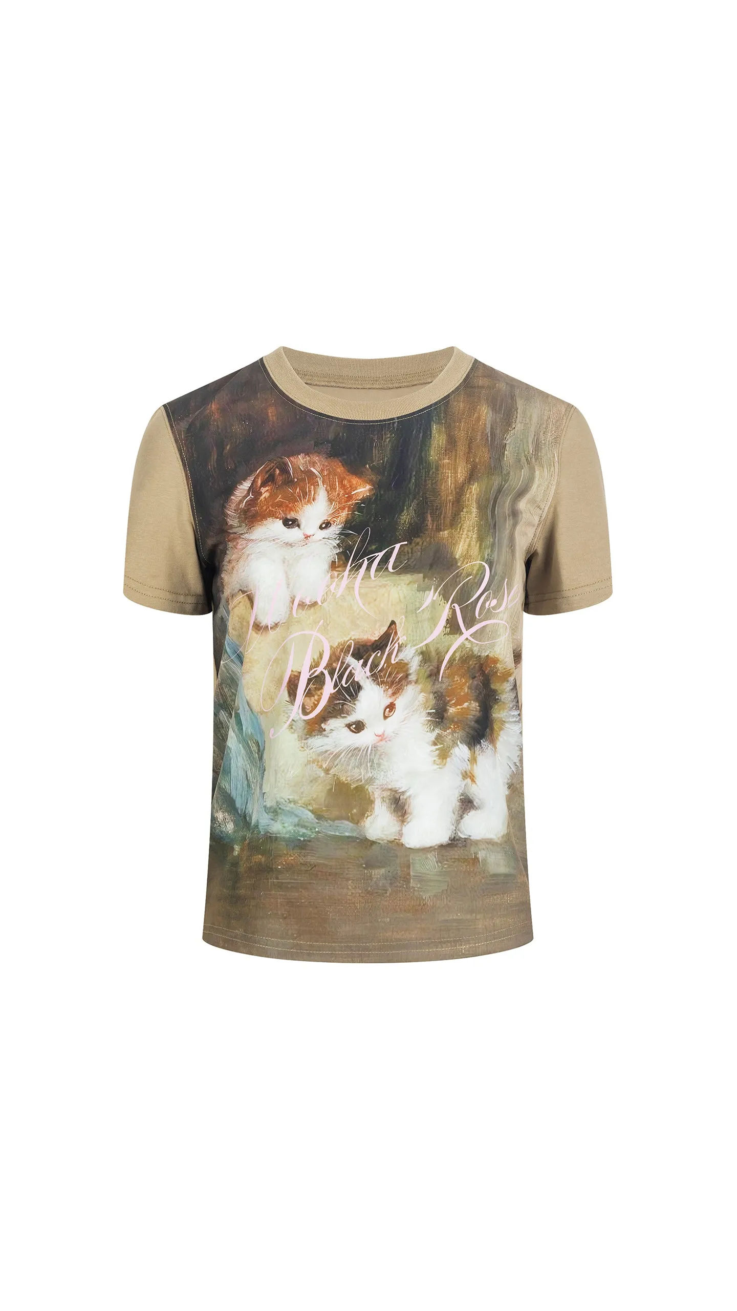 All-over Cute Animal Print T-shirt