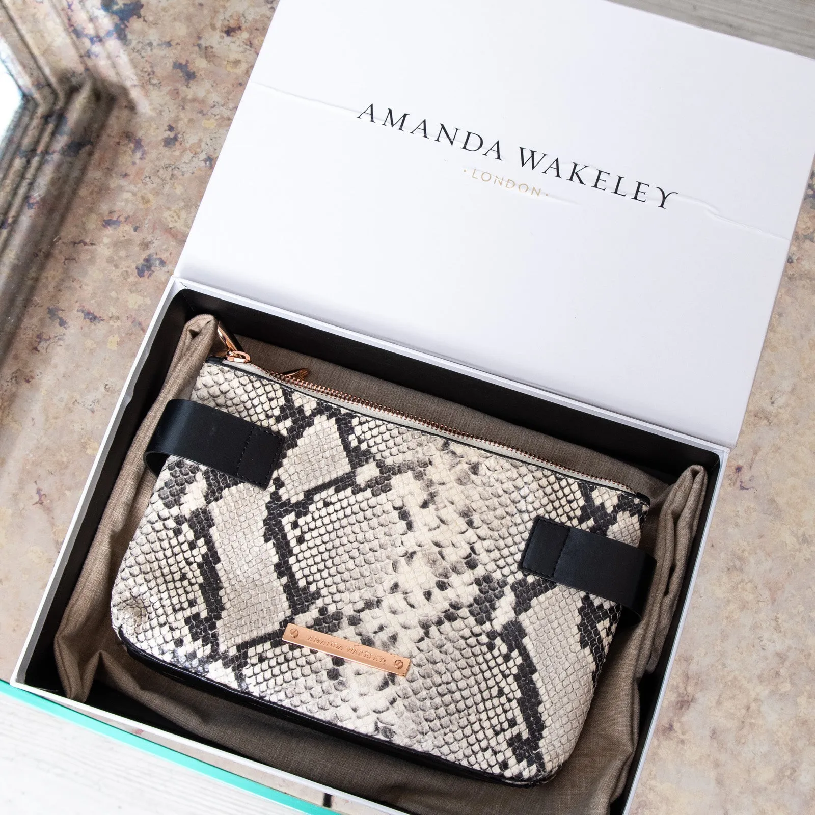 Amanda Wakeley Animal Print Bag