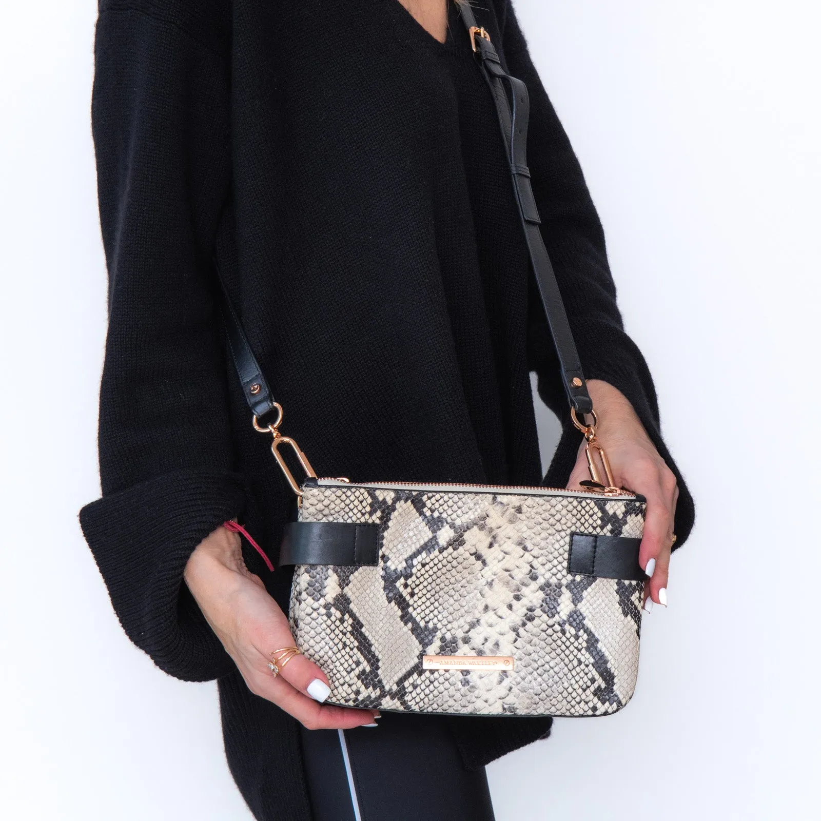 Amanda Wakeley Animal Print Bag