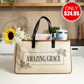 Amazing Grace Canvas Tote Bag - 24.95