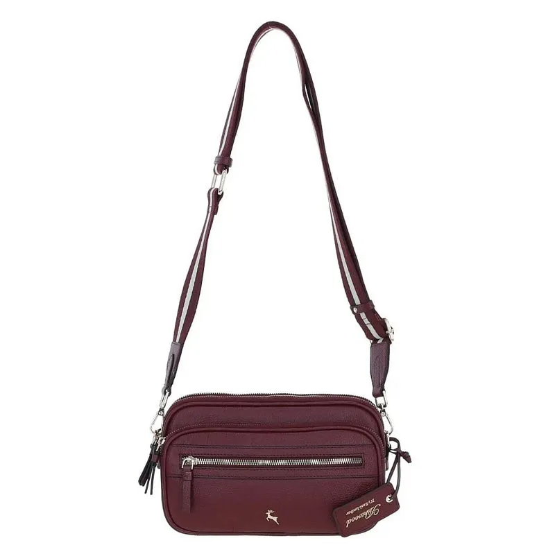 Ashwood Leather Ladies Box Bag Wine