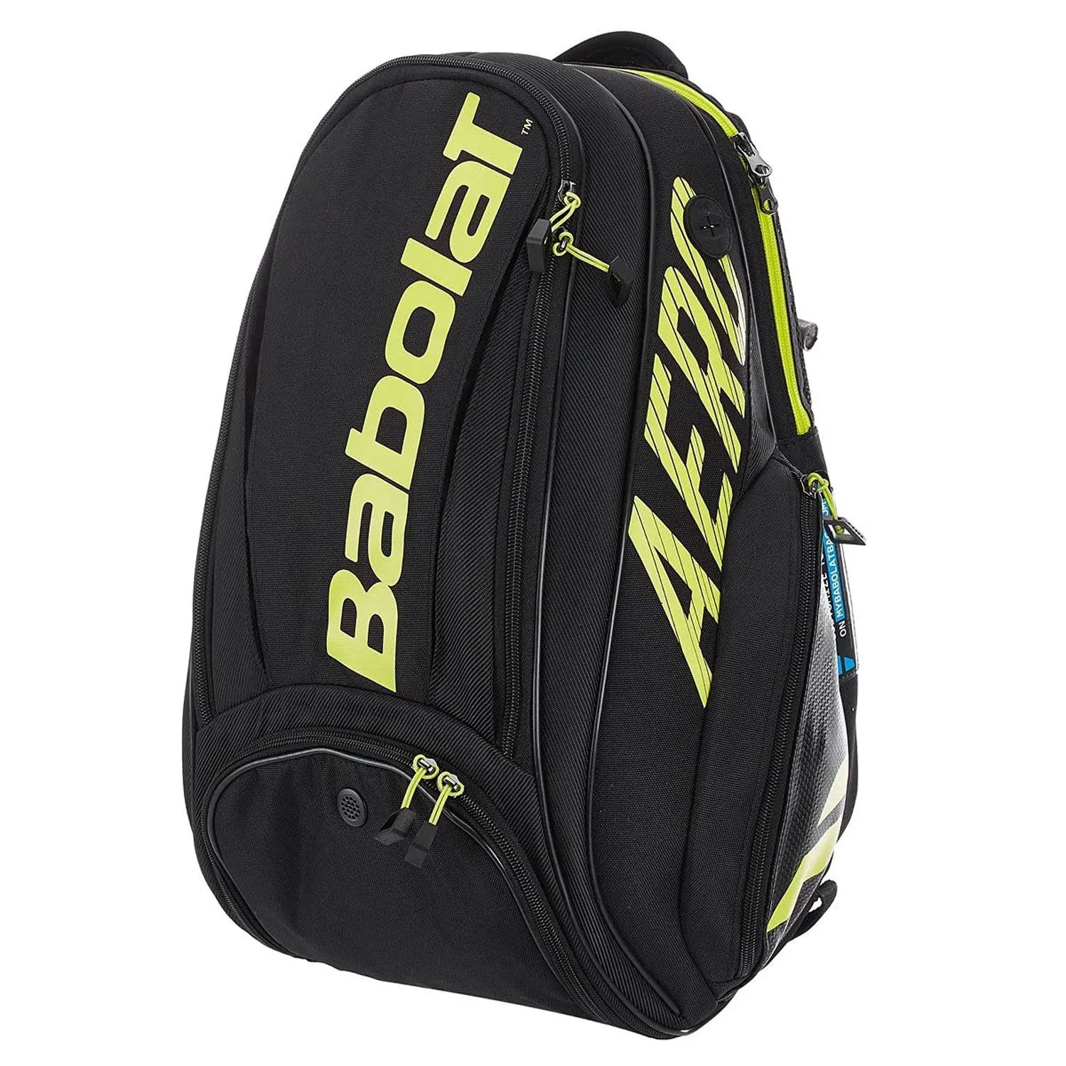 Babolat 753094-142 Pure Aero Backpack, Black/Yellow