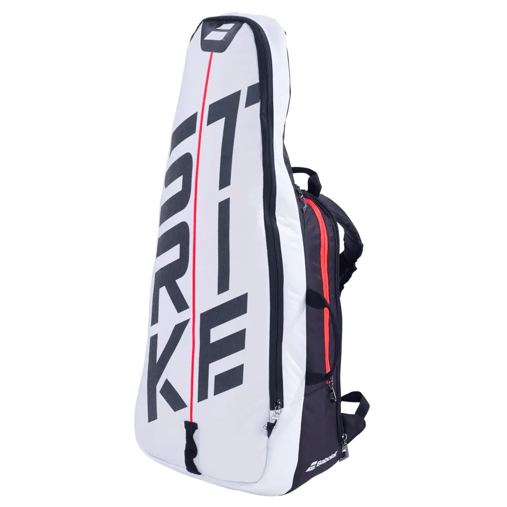 Babolat Pure Strike White Red Tennis Gym Sports Backpack