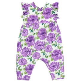 Baby Girls Jennifer Jumper - Purple Peonies