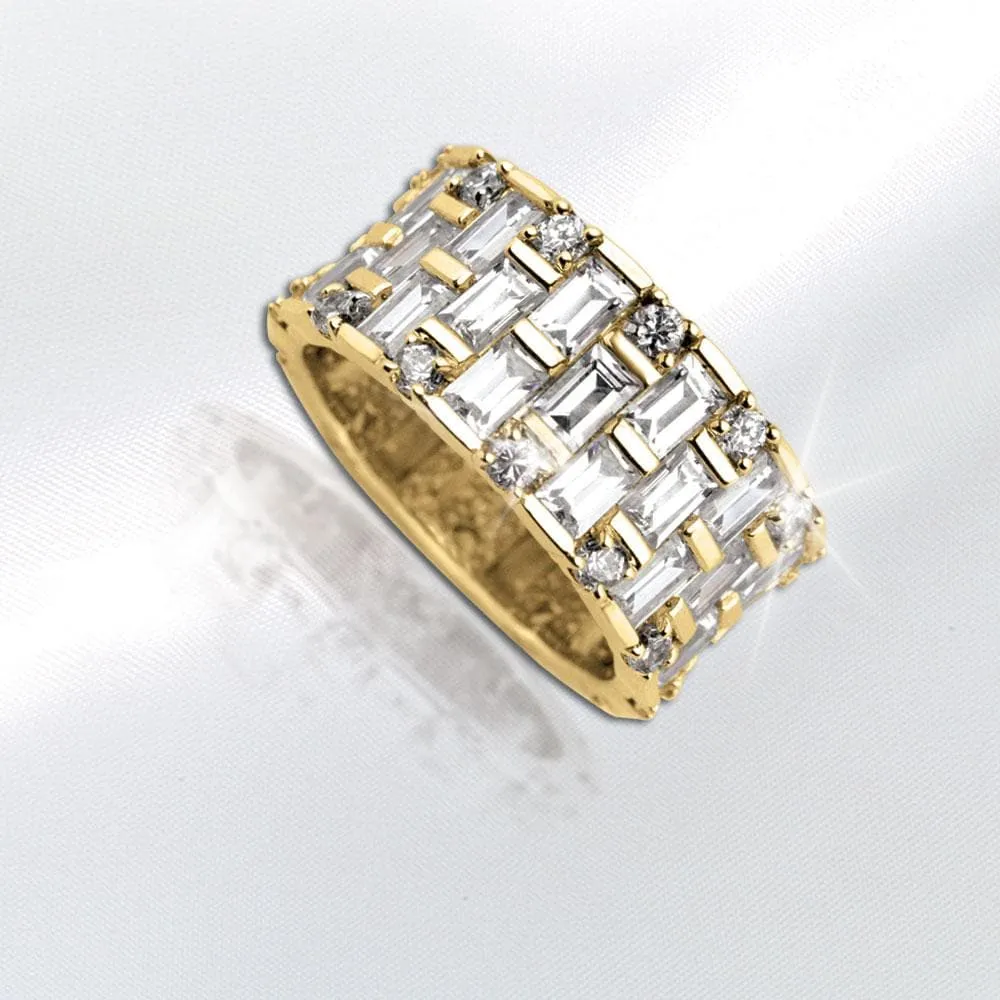 Baguette Eternity Gold Ring