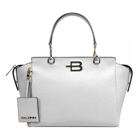 Baldinini Trend Elegant Textured Calfskin Handbag