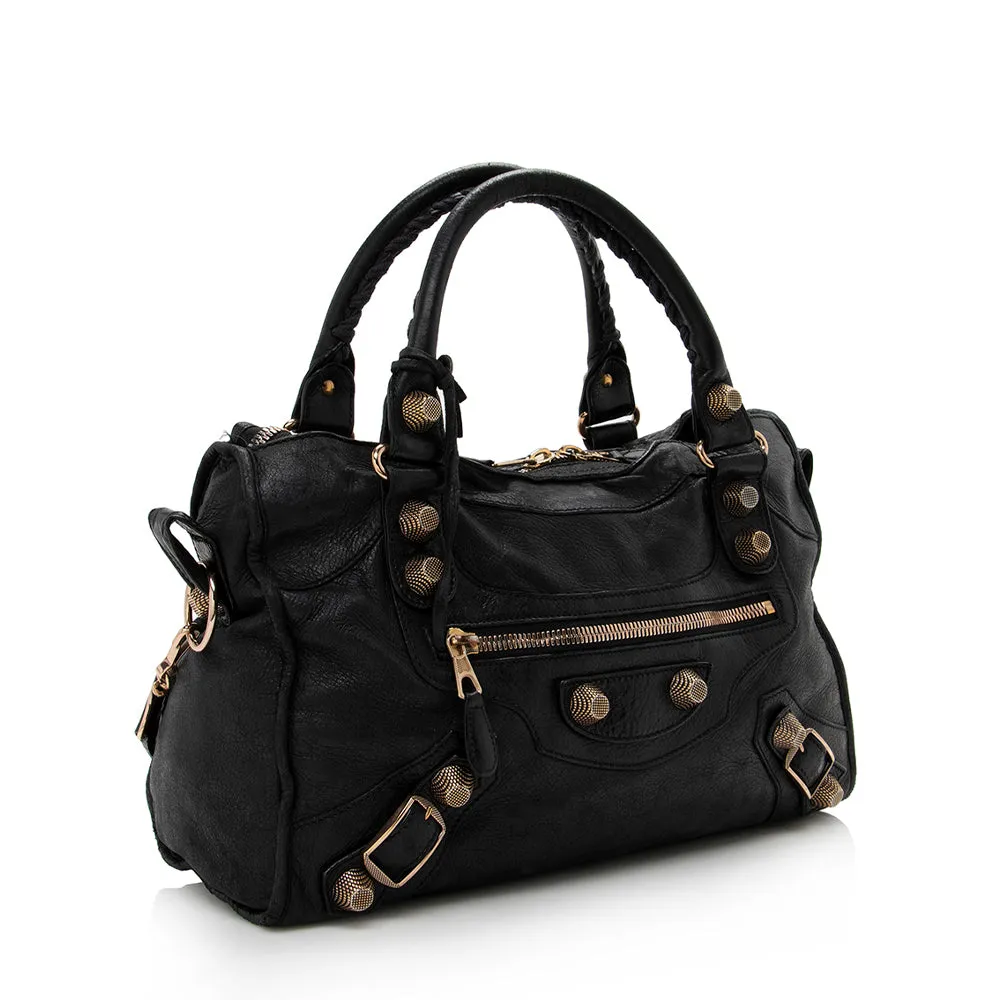 Balenciaga Agneau Giant 12 City Satchel (SHF-15561)