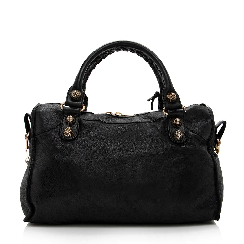 Balenciaga Agneau Giant 12 City Satchel (SHF-15561)