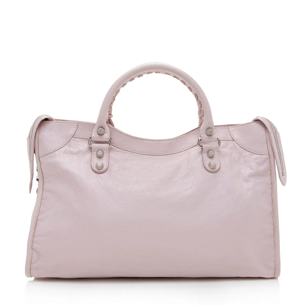 Balenciaga Agneau Giant 12 City Satchel (SHF-17835)