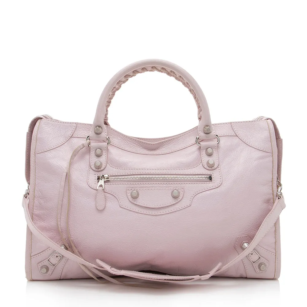 Balenciaga Agneau Giant 12 City Satchel (SHF-17835)