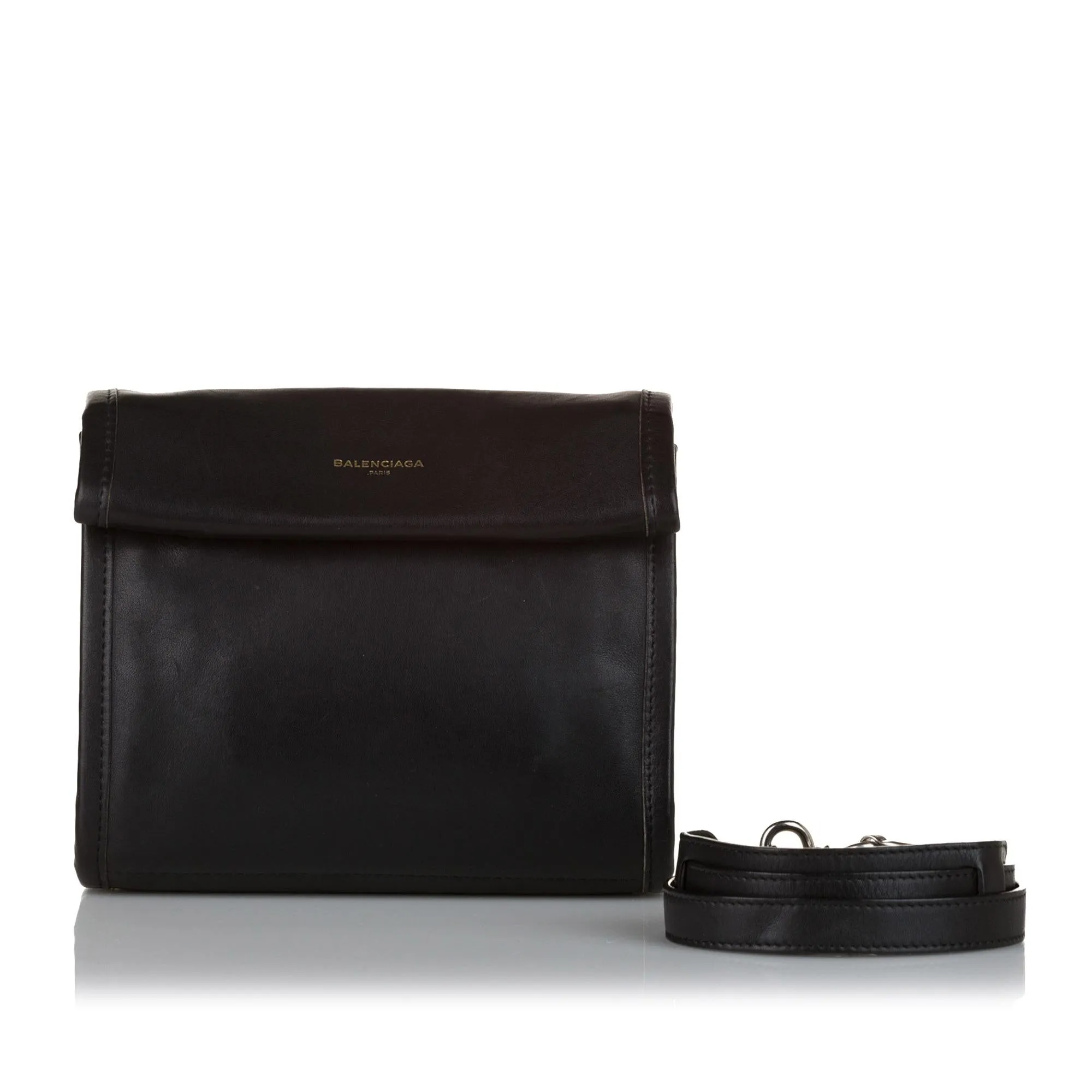 Balenciaga Leather Crossbody Bag (SHG-34932)