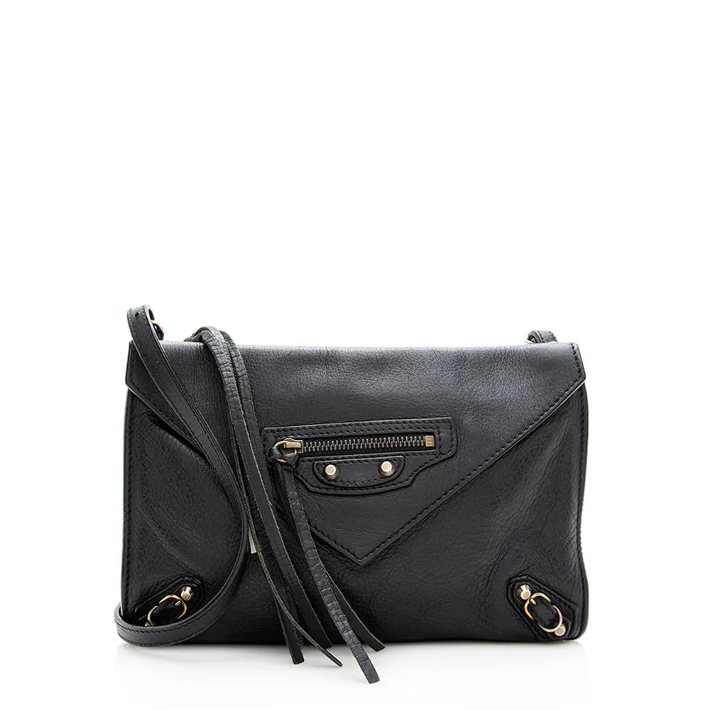 Balenciaga Leather Papier Triple Crossbody Bag - FINAL SALE (SHF-19541)