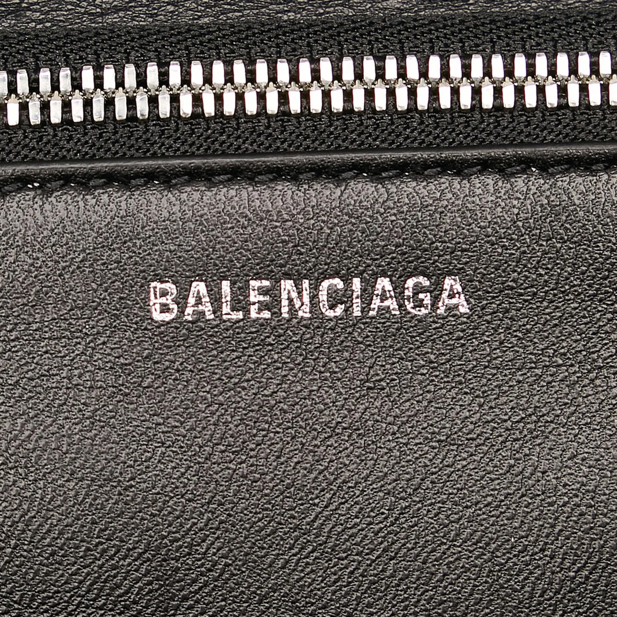 Balenciaga Logo Faux Fur Everyday XS Tote (SHG-37300)