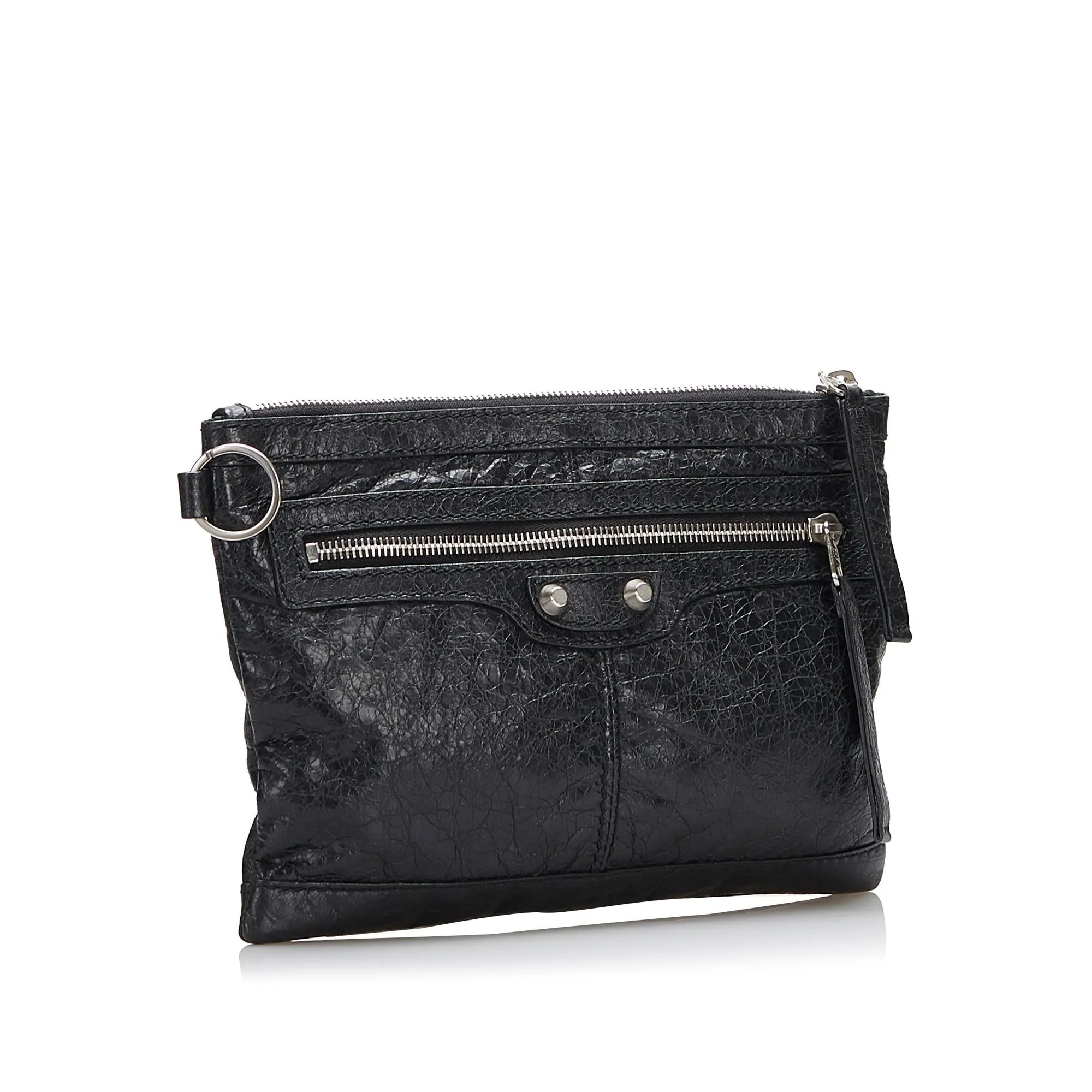 Balenciaga Motocross Classic Clip Clutch Bag (SHG-3mbKrw)