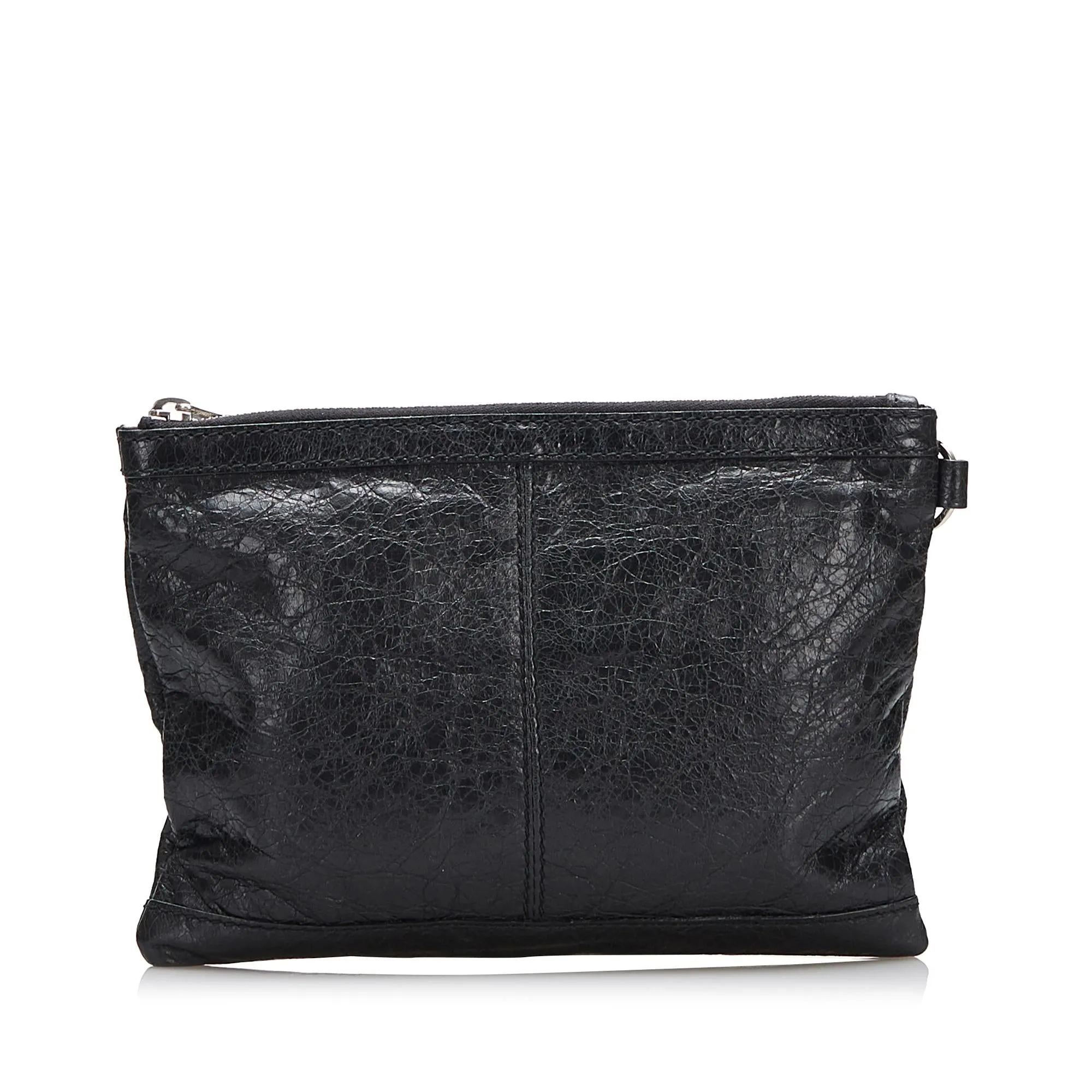 Balenciaga Motocross Classic Clip Clutch Bag (SHG-3mbKrw)