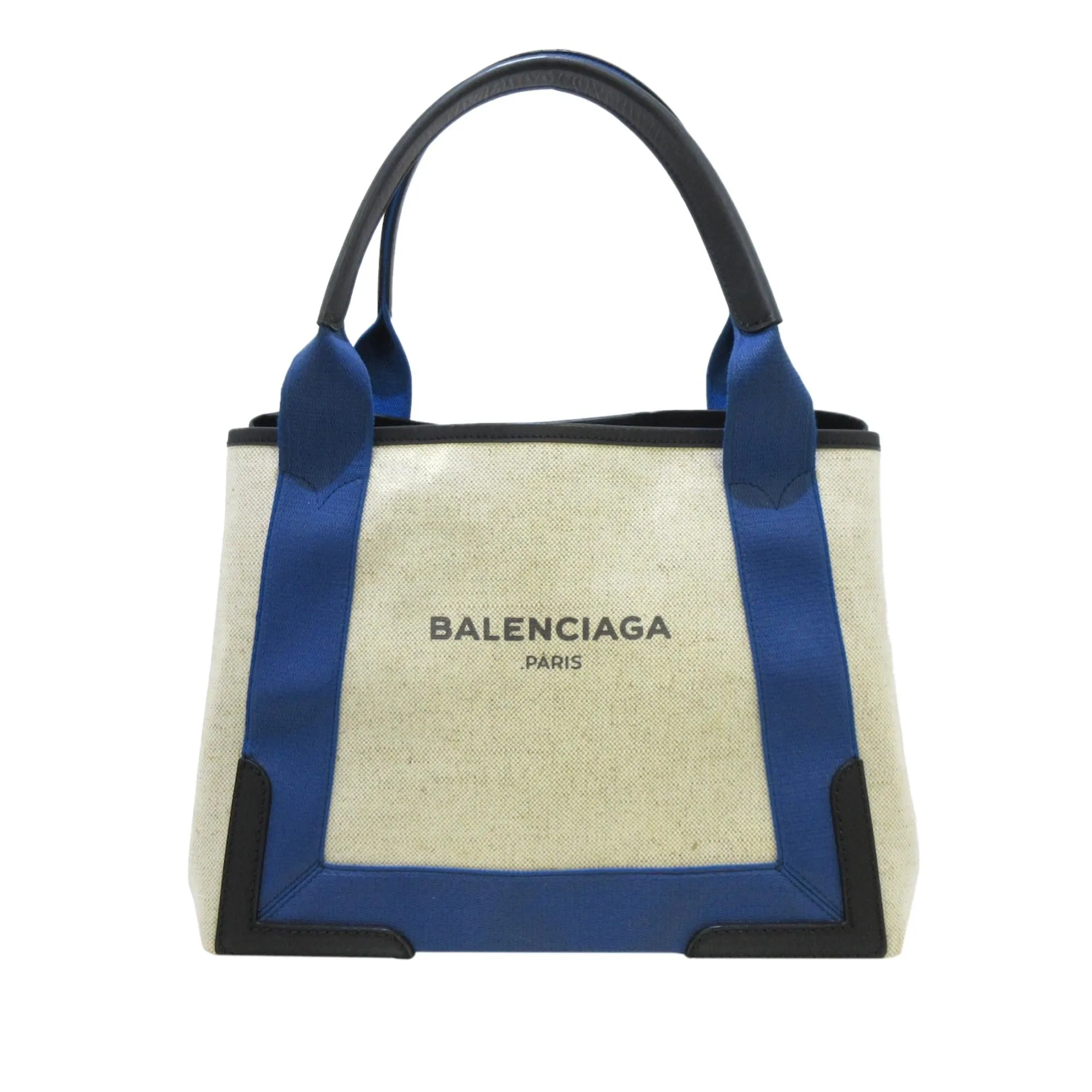 Balenciaga Navy Cabas S Tote (SHG-35886)