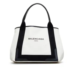 Balenciaga Navy Cabas S Tote (SHG-9xcxgt)