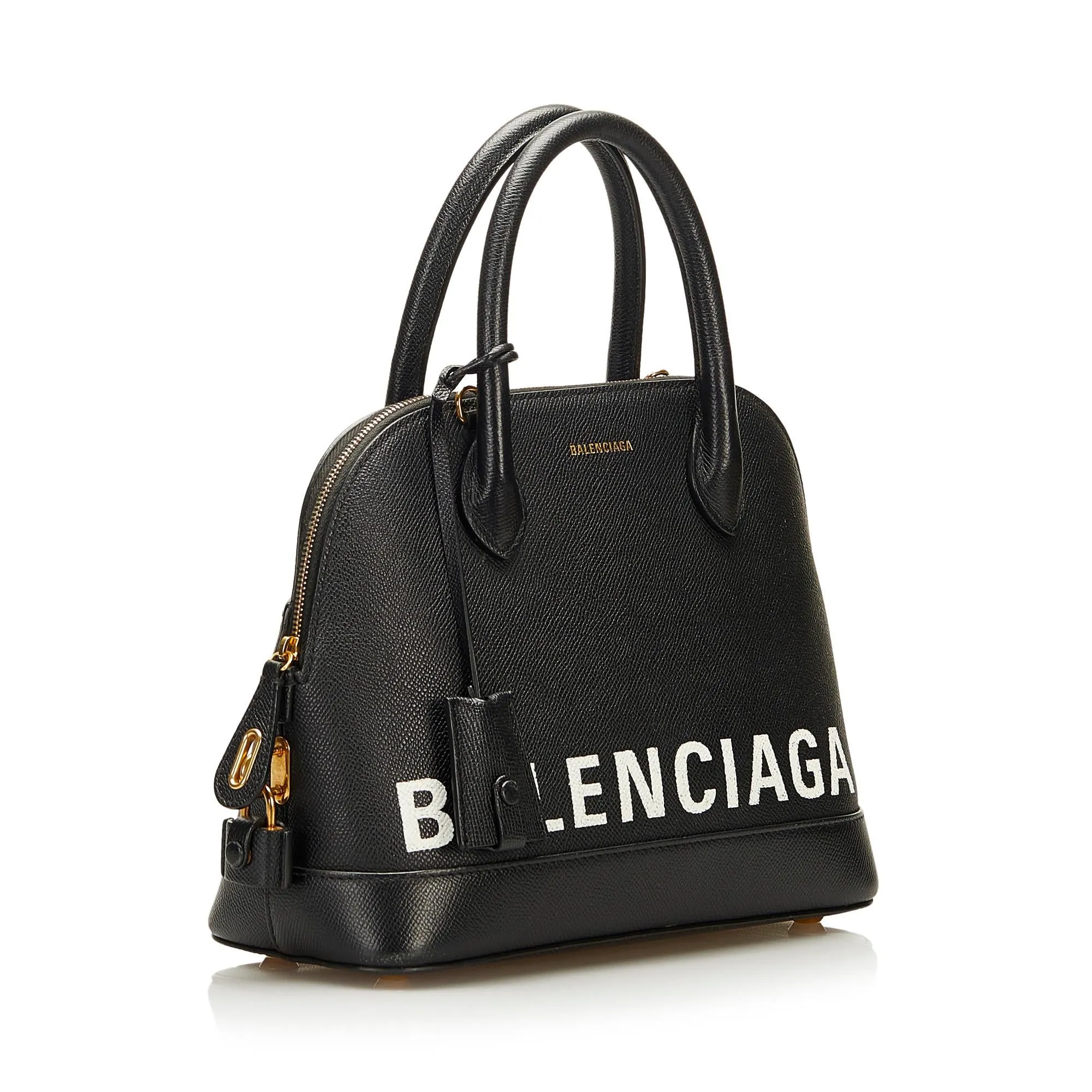 Balenciaga Ville Leather Satchel (SHG-36560)