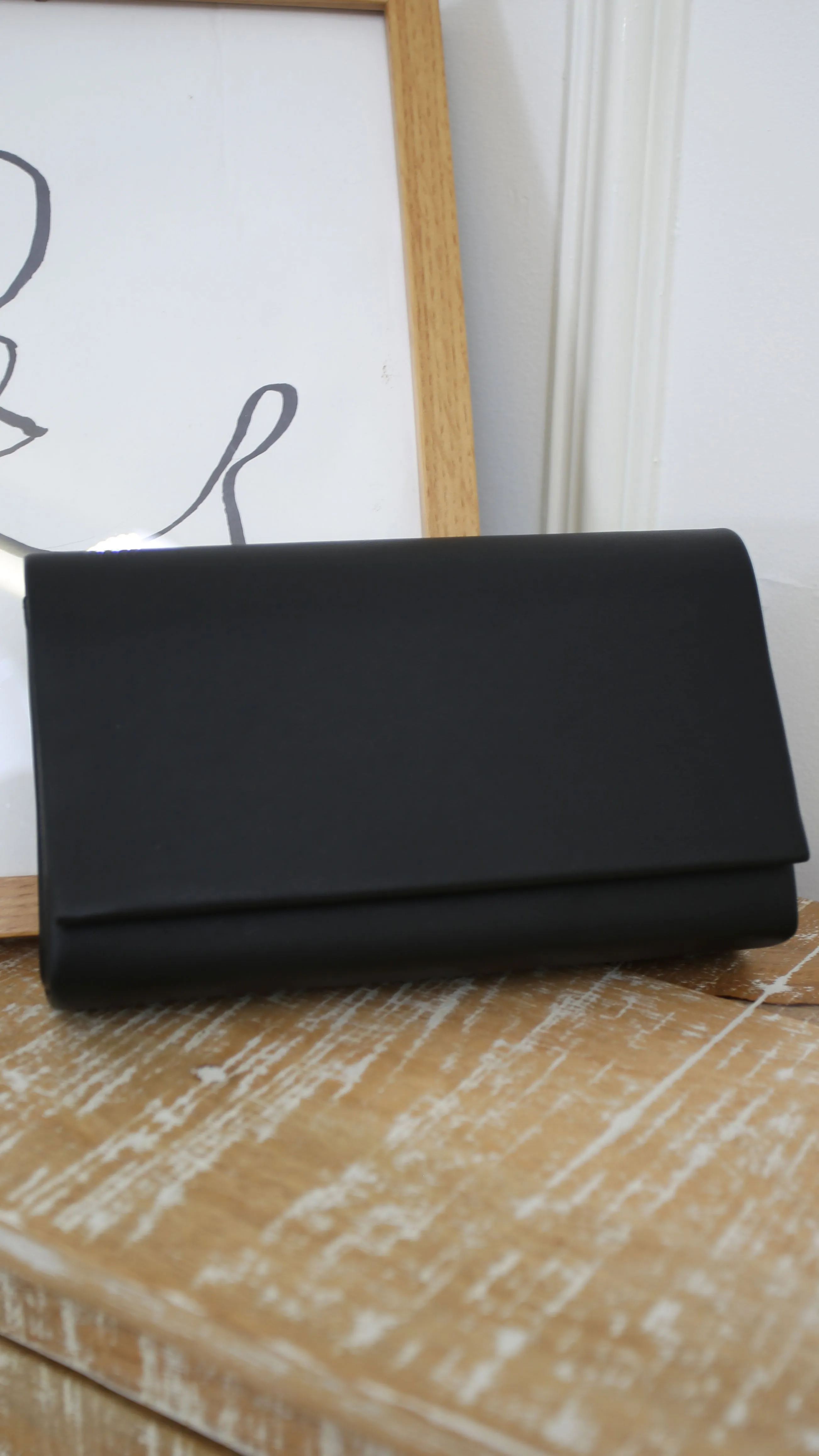 Becca Black Clutch Bag