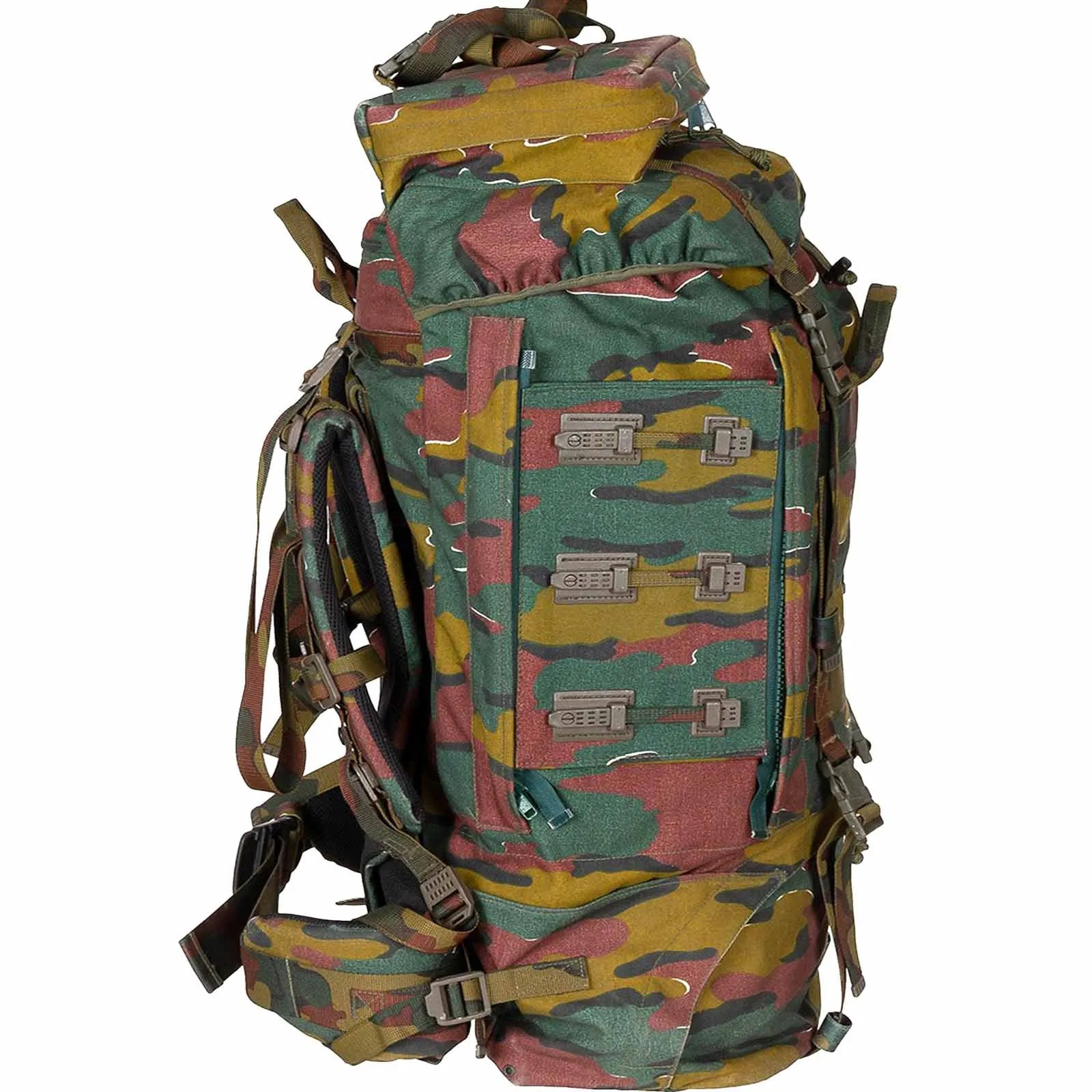 Belgian Army 120L Bergen With Side Pouches