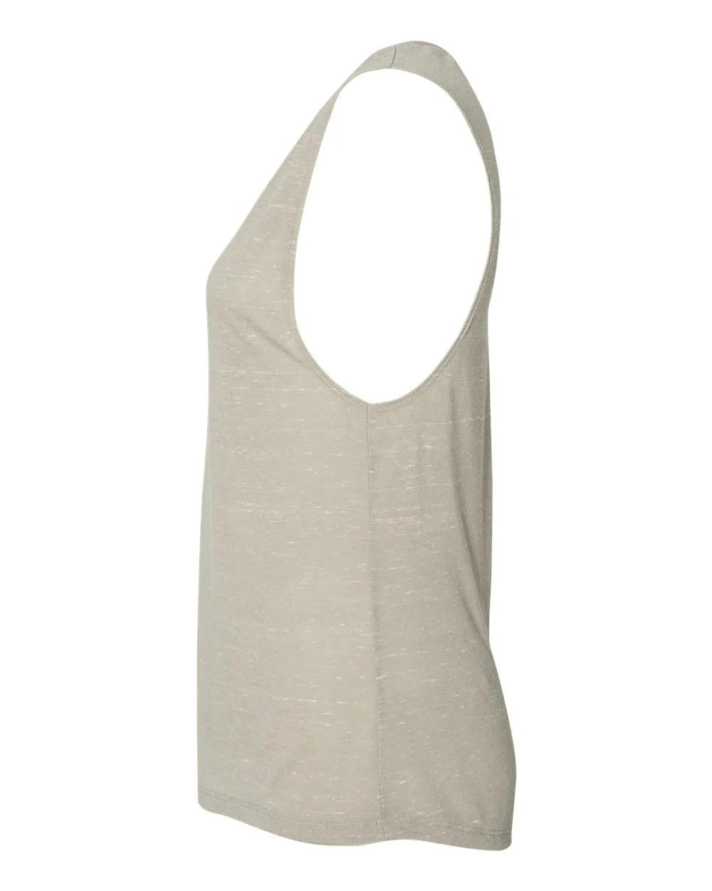 Bella   Canvas 8803 Women's Flowy Scoop Muscle Tank - Stone Marble