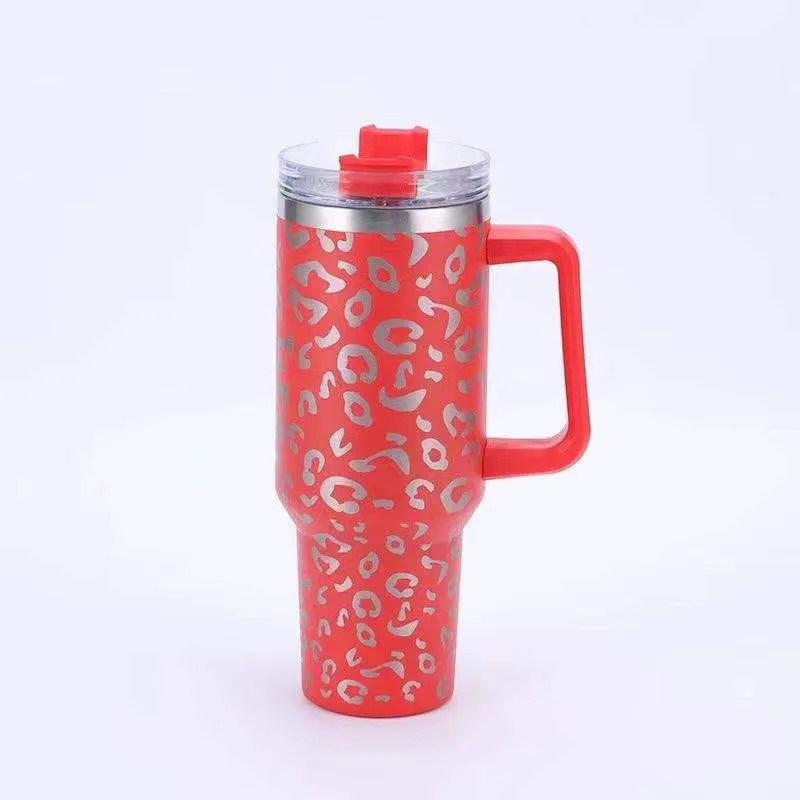 BHB Exclusive: Red Leopard 40oz Tumbler