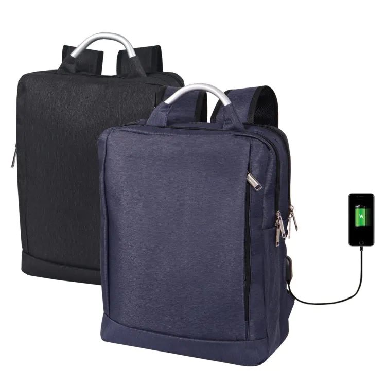 BL 1582 - Nylon Laptop Backpack with USB Port