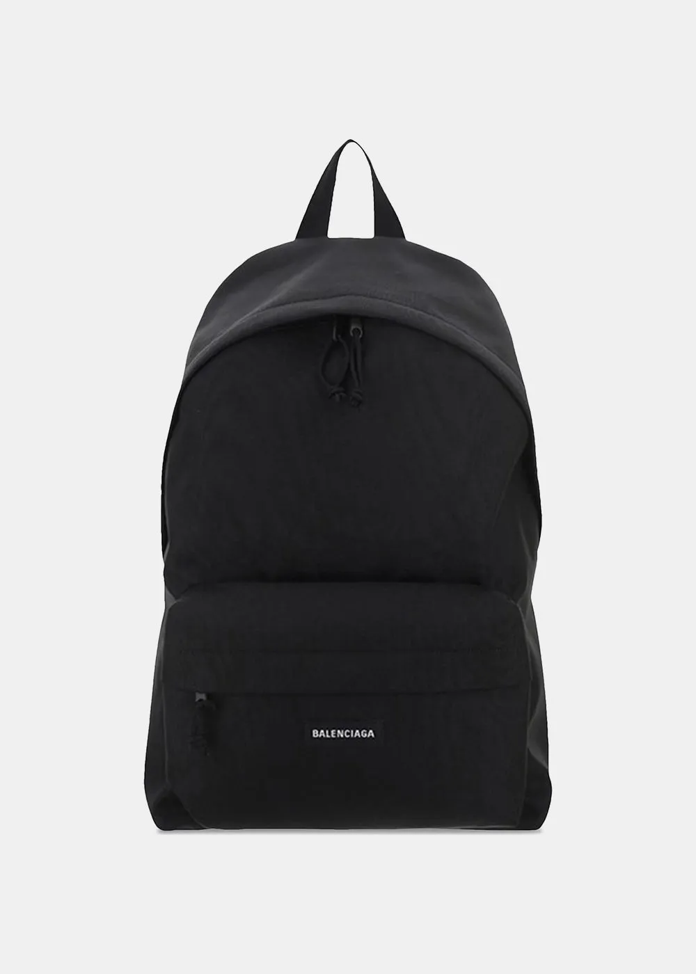 Black Explorer Nylon Backpack