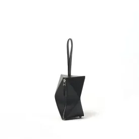 Black Fold Tri Handbag