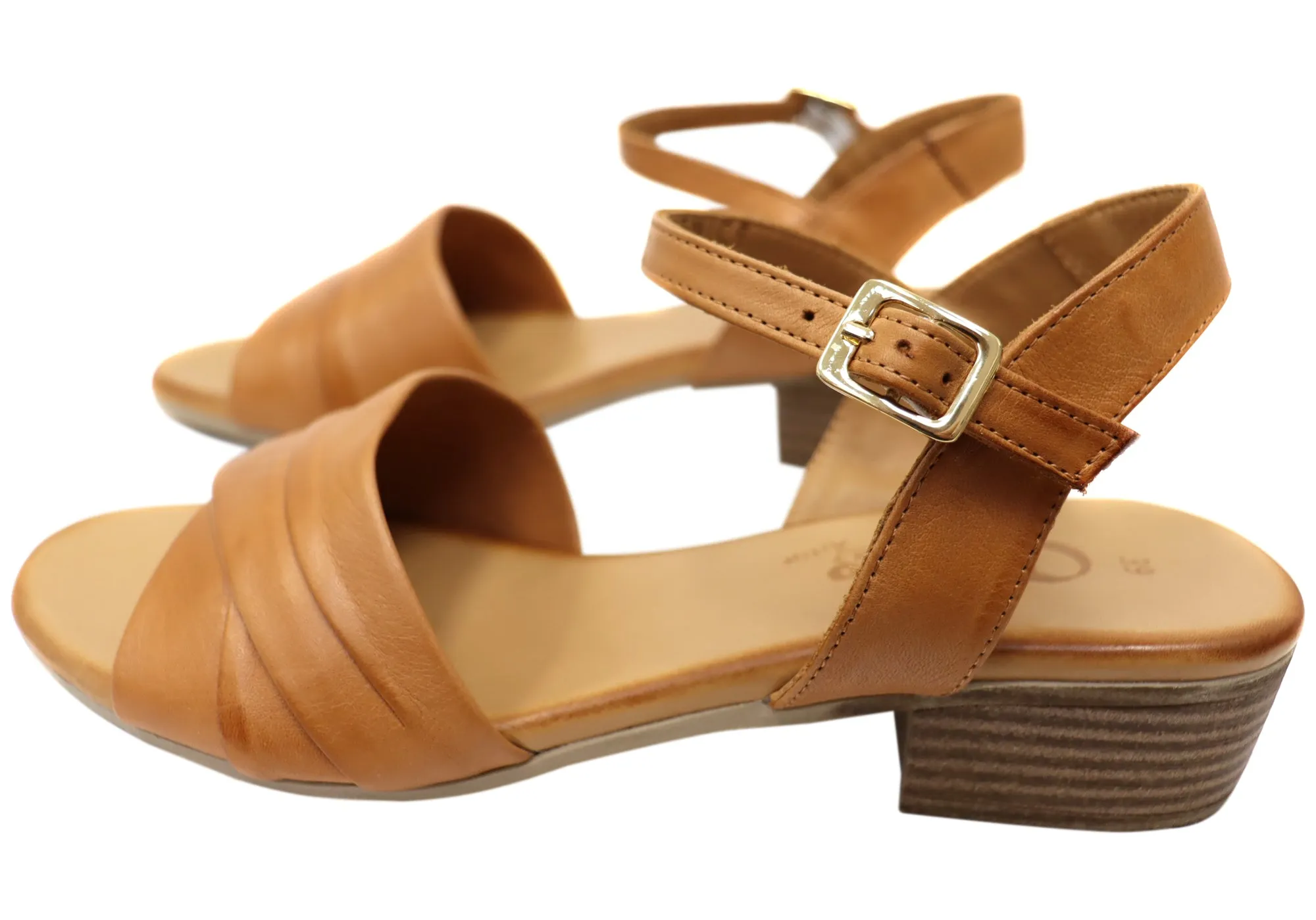 Cabello Comfort Yenice Womens Comfortable European Leather Sandals