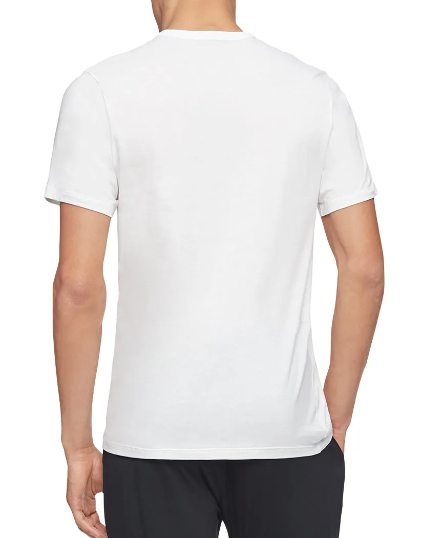 Calvin Klein Cotton Classics 3 Pack Slim Fit Short Sleeve Crew Neck T-Shirt NB4013