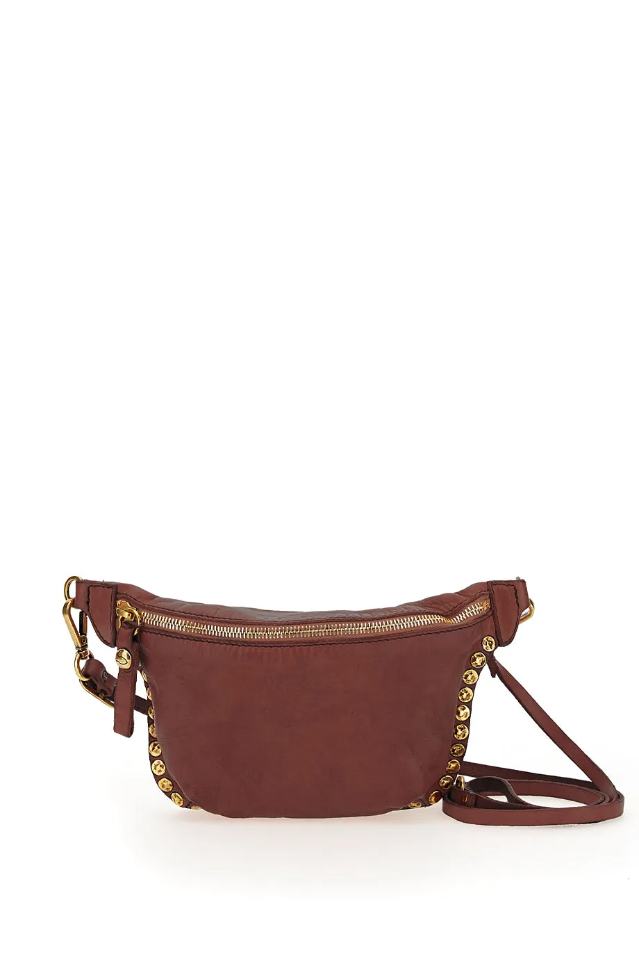 Campomaggi Stud Crossbody - Chocolate