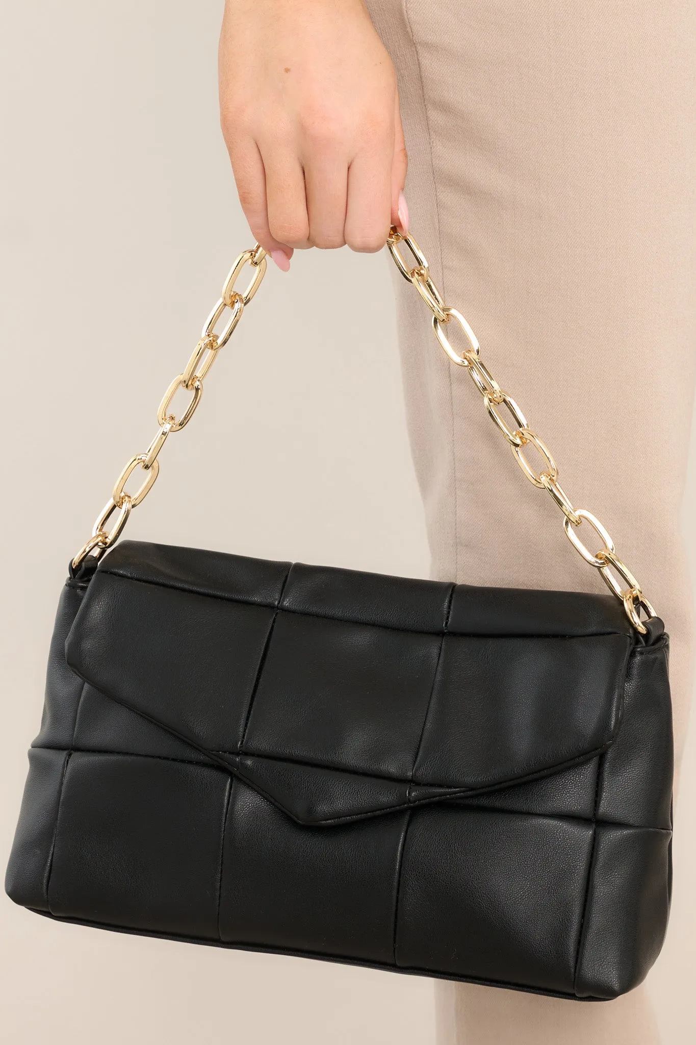 Captivatingly Chic Black Bag