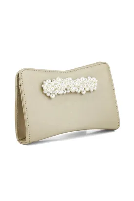 Casual Clutch B21541-Champagne