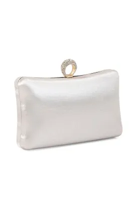 Casual Clutch B21542-Silver