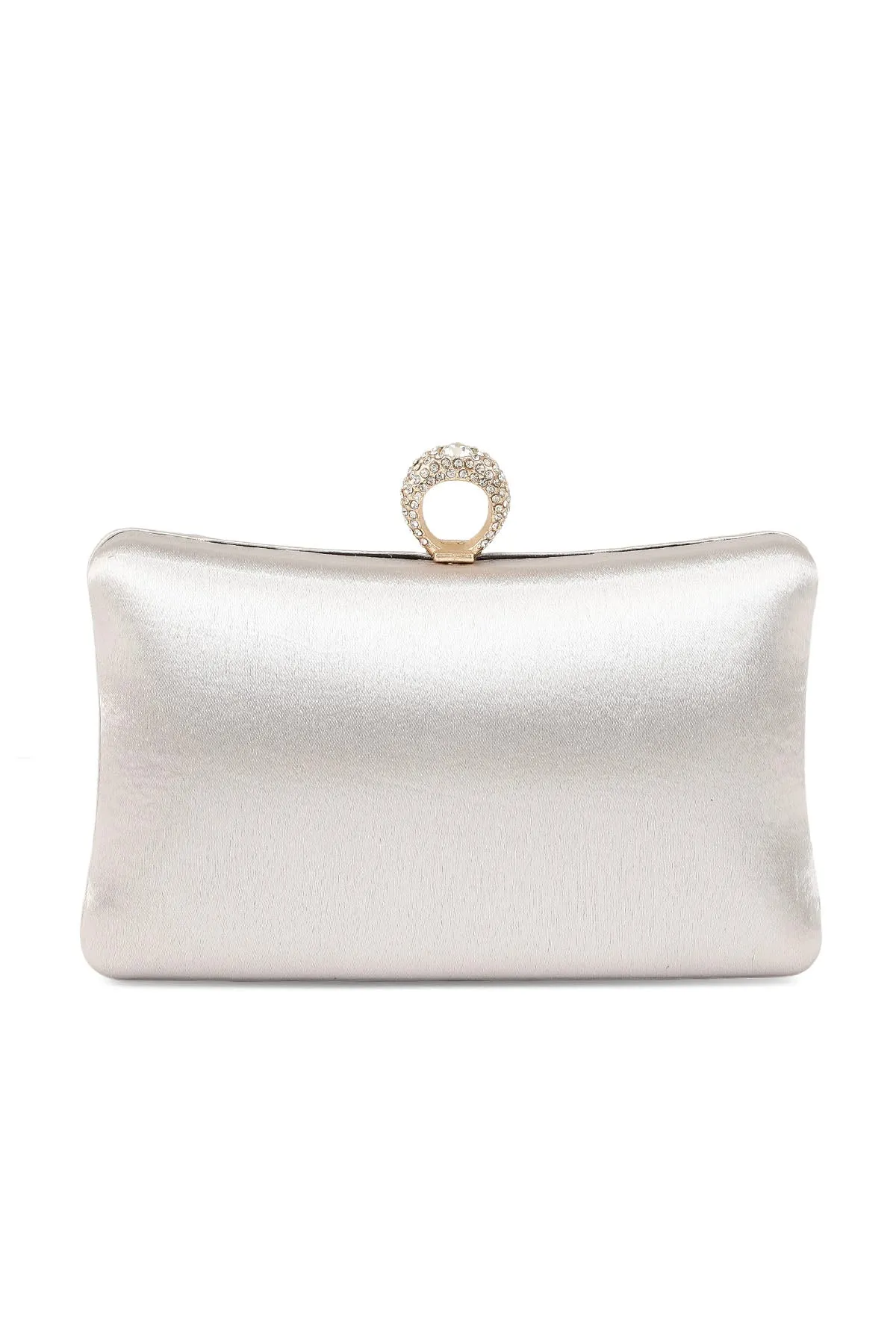 Casual Clutch B21542-Silver